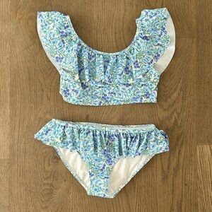 Janie and Jack Floral Bathing Suit - size 12